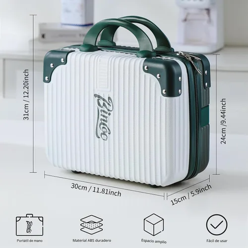 Vista 4 de Bincoo Estuche de viaje para cafetera de café barista, estuche de viaje impermeable, caja de almacenamiento para cafetera con cómodo cinturón