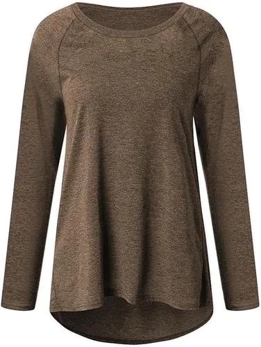 Vista 2 de YOPLANET Túnicas largas o tops para mujer para llevar con leggings, blusas de manga cortalarga