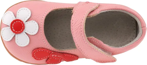 Vista 3 de Femizee Mary Jane - Zapatos planos de cuero con lazos, para niñas (niños pequeños)
