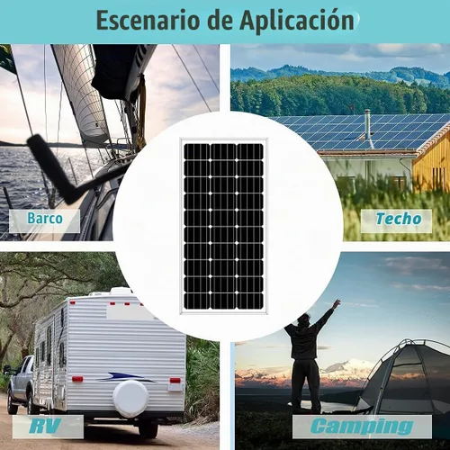 Vista 4 de Kit generador de turbina eólica de panel solar de 300 W: turbina eólica de 100 W 12 V + panel solar monocristalino de 100 W + controlador de carga +