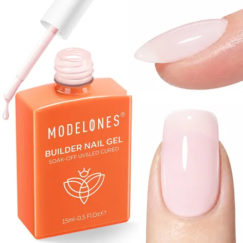 Vista 15 de modelones Builder Esmalte de uñas en gel, blanco lechoso constructor blanco