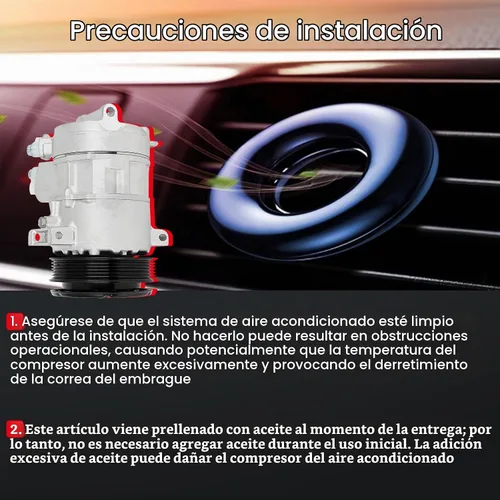 Vista 5 de cciyu Compresor de aire acondicionado para Chrysler Sebring para Dodge Avenger