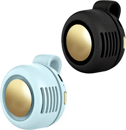 Vista 14 de Ventilador portátil con clip, ventilador personal mini ventilador Paquete de 1 (A-naranja)