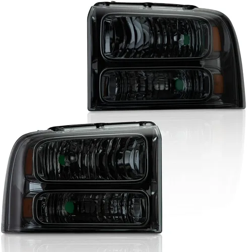 Vista 13 de CHEDA Conjunto de faros, lente transparente carcasa negra ámbar reflector