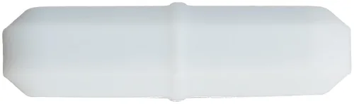 Vista 2 de Varilla para remover PTFE, octogonal, magnética, blanca de Scienceware, Blanco, 1