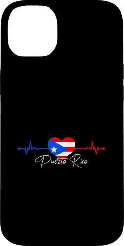 Vista 15 de Puerto Rico Boricua Heartbeat - Carcasa para iPhone 17