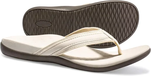 Vista 7 de LLSOARSS - Sandalias con soporte para el arco para pies con fascitis plantar, las mejores chanclas ortopédicas para pies planos o dolor en el talón