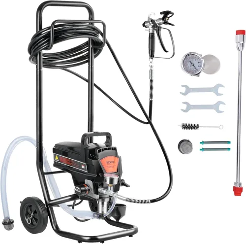Vista 12 de VEVOR Pulverizador de pintura sin aire, 650 W, 3000 PSI de alta presión sin