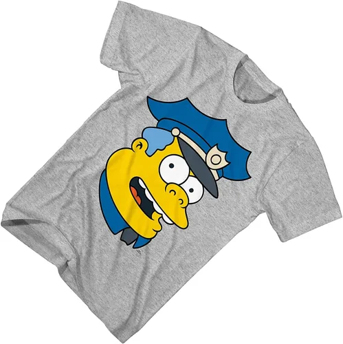 Vista 3 de The Simpsons Camisa Homer para hombre - Homer, Moe Szyslak, Chief Wiggum, Ned Flanders, Bart, Lisa Big Face Costume Camiseta de cosplay