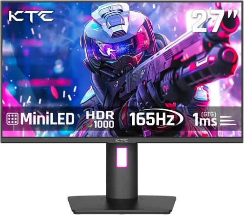 Vista 13 de KTC Portable Monitor 15.6 Inch, FHD 1080P Travel Laptop Monitor Extender with USB-C HDMI, Ultra-Slim IPS HDR Display with Speakers, Second Monitor