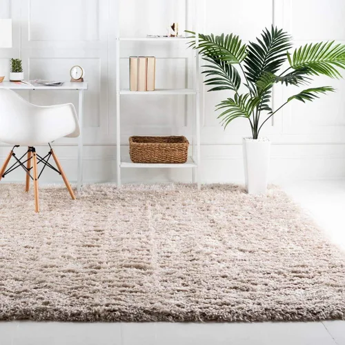 Vista 62 de Rugs.com - Alfombra de la colección Infinity, alfombra de pelo mullido sólida de 2 x 3 pies, color azul Egeo, perfecta para salas de estar