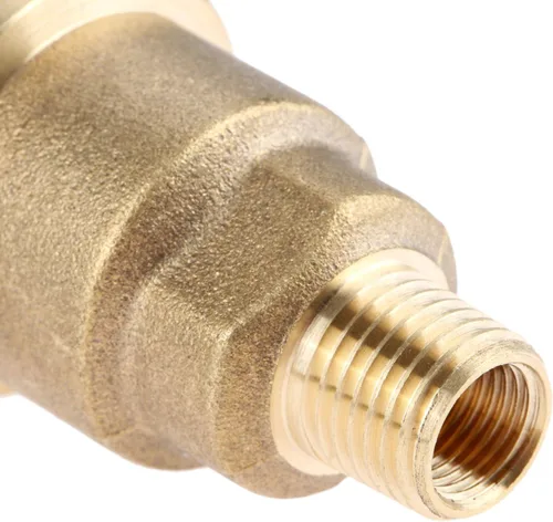 Vista 6 de Adaptador de manguera de montaje de gas propano macho 5024 QCC1, rosca macho de 1/4 pulgadas, 2 uds