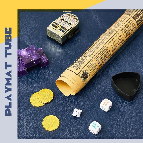 Vista 6 de Hsei Tapete de juego de prisma de juego de 8 piezas, tubo de 15 pulgadas, soporte para póster, tubo fácil de poner y quitar, para almacenamiento