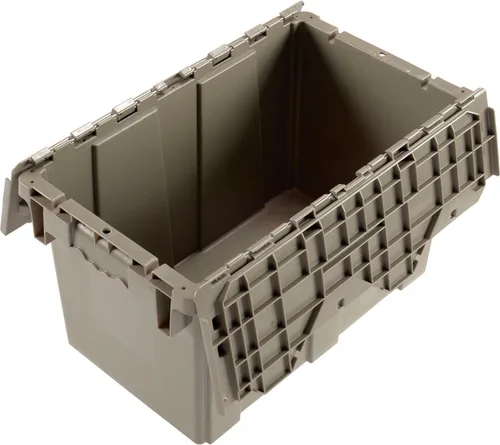 Vista 2 de Contenedor de distribución con tapa abatible 22-3/8x13x13 Gris