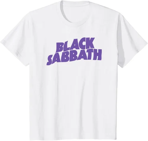 Vista 13 de Black Sabbath Camiseta con logotipo morado