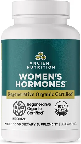 Vista 8 de Ancient Nutrition Cápsulas cerebrales enfocadas certificadas orgánicas regenerativas, hechas con hoja de ginkgo, melena de león para ayudar a
