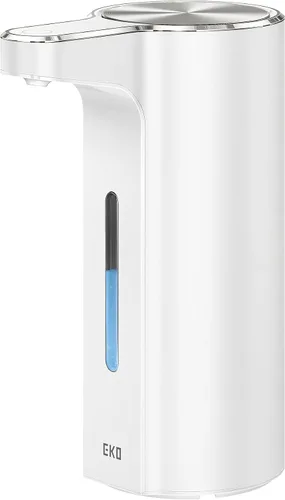 Vista 17 de EKO Aroma - Dispensador automático de jabón líquido de 9 onzas líquidas, recargable y resistente al agua para cocina y baño, con control de volumen