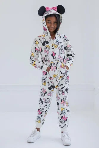 Vista 5 de Disney Mickey Mouse Goofy Donald Duck Daisy Duck - Overol de forro polar con cremallera para bebés y niños pequeños