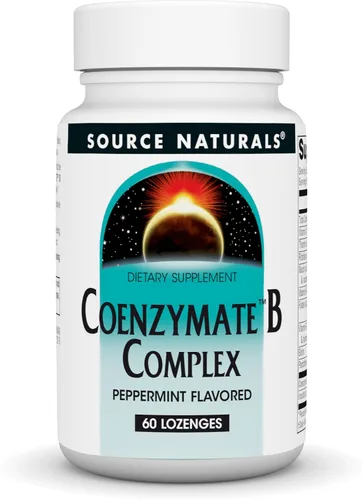 Vista 6 de Source Naturals Coenzymate B Complex - Sabor a menta que se derrite en la boca - Vitaminas B - 30 pastillas