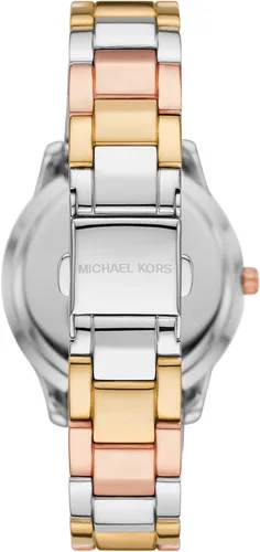 Vista 3 de Michael Kors Tibby Reloj de cuarzo de acero inoxidable para mujer