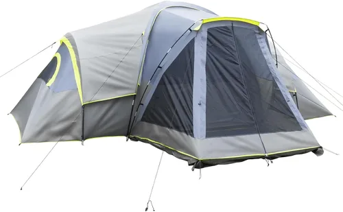 Vista 7 de Ochine Tienda de campaña para 4/10 personas, tiendas de campaña para campamento familiar, tienda de campaña plegable para mochileros al aire libre