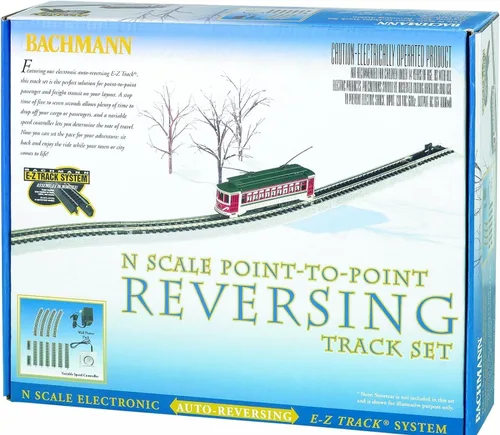 Vista 5 de Bachmann Industrias E-Z Track Níquel Plata E-Z Track Auto-Reversing System N Scale