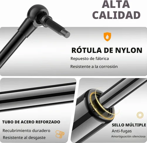 Vista 3 de Puerta trasera para puerta elevadora de puerta elevadora, amortiguadores para Jeep Grand Cherokee 1999 2000 2001 2002 2003 2004 (paquete de 2)