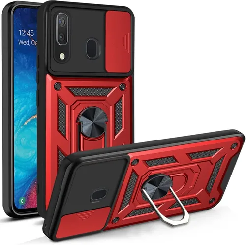 Vista 133 de Compatible con Tecno Pova Neo 2 Bracket Shell, con cubierta deslizante para lente de cámara compatible con Tecno Pova Neo 2 LG6n Case Negro