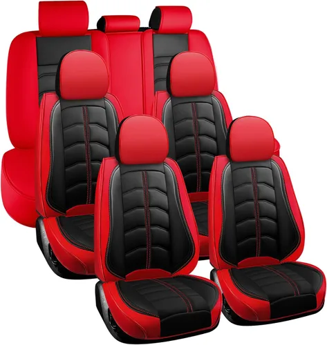 Vista 15 de Funda de asiento de auto de 7 asientos para Nissan Armada 2004-2023, funda de asiento duradera, resistente al desgaste, impermeable, transpirable