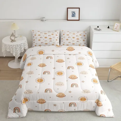Vista 18 de Erosebridal Juego de edredón de béisbol tamaño completo, ropa de cama de juego deportivo, jugador de béisbol, inserto de edredón para niños