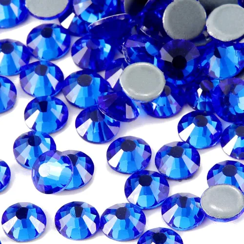 Vista 19 de Dowarm 1440 diamantes de imitación de cristal termofijos, cristales de fijación en caliente para ropa de manualidades, cristal de parte trasera