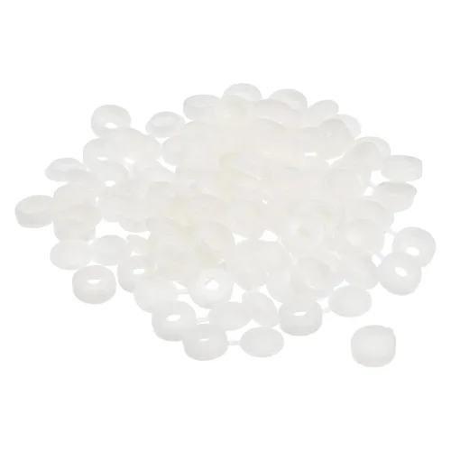 Vista 36 de uxcell 100 tapas de rosca con bisagras de 0.118 pulgadas (0.118 in), cubiertas de plástico para tornillos plegables para arandela, cubierta