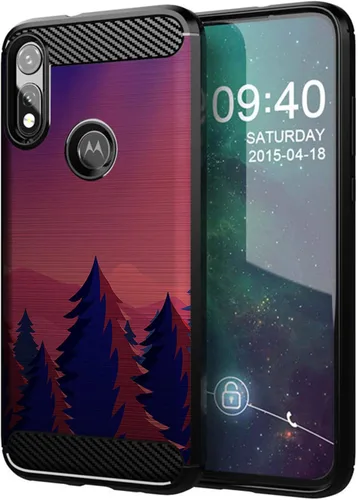 Vista 31 de CasesOnDeck - Funda compatible con Motorola Moto E (2020), diseño delgado, flexible, elegante, de protección contra golpes, funda de poliuretano
