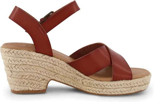 Vista 4 de CUSHIONAIRE Sandalias de cuña Robbie para mujer + espuma viscoelástica y anchos disponibles