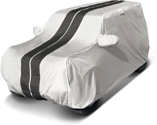 Vista 14 de iCarCover Funda de automóvil personalizada para Mazda 1200 (1970), impermeable, para todo tipo de clima, lluvia, nieve, UV, protector solar
