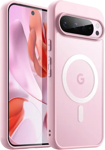Vista 10 de JETech Funda magnética para Google Pixel 8 de 6.2 pulgadas 2023, compatible con MagSafe, translúcida mate trasera a prueba de golpes (Hazel)