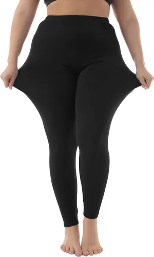 Vista 6 de ZERDOCEAN Leggings de longitud completa elásticos suaves y ligeros para mujer