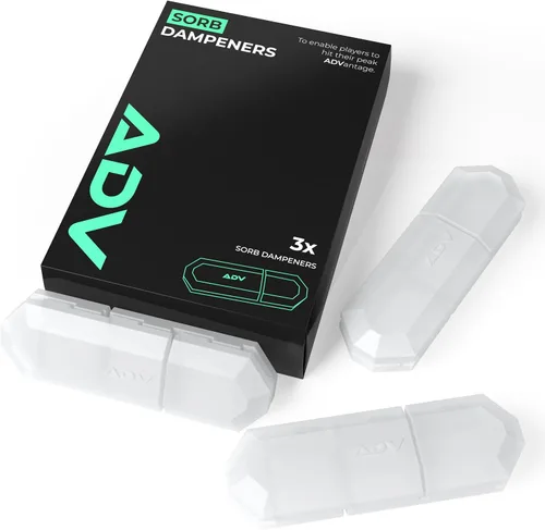 Vista 15 de ADV Tennis Amortiguador con tacto personalizado, paquete de 3, amortiguador de raqueta para reducir la vibración, aliviar los síntomas de lesiones