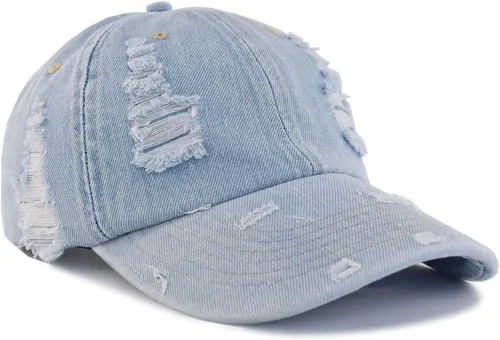 Vista 10 de TSSGBL Gorra de algodón suave sin estructura, desgastada, para papá, ajustable, de perfil bajo, para mujeres y hombres Azul
