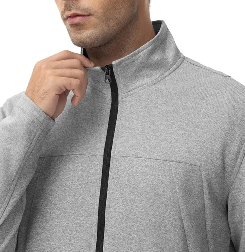 Vista 5 de YSENTO - Chándal para hombre, 2 piezas, chaqueta y pantalones, cremallera completa