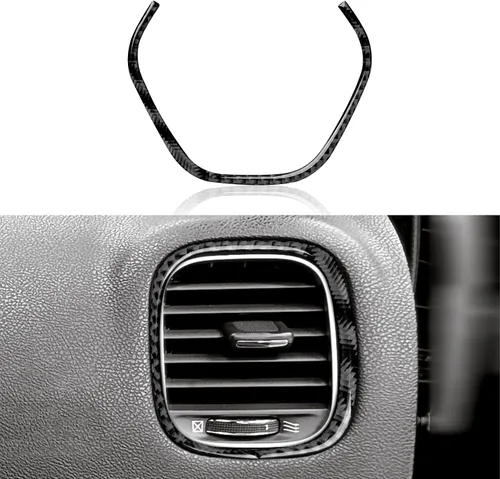Vista 12 de Coche cambio cambio panel cubierta calcomanías para 2011 2012 2013 2014 Dodge cargador accesorios fibra carbono interior pegatinas
