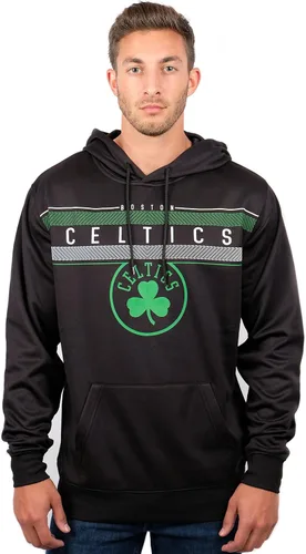 Vista 5 de Ultra Game Sudadera con capucha oficial de la NBA Super Soft Midtown para hombre Negro