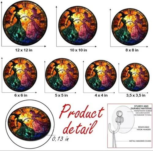 Vista 3 de ThangPhamShop - Adorno de holograma de cristal roto con forma personalizada para amantes de las medusas - Adorno con tema de medusas