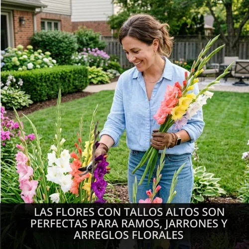 Vista 4 de 4 bulbos de gladiolos mixtos para plantar Coloridas flores de lirio de Cormos de siembra de primavera Flores altas de verano de colores mixtos