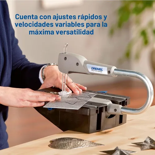 Vista 4 de Dremel Motosierra MS20 – 01 – Compacto de velocidad variable sierra circular Kit