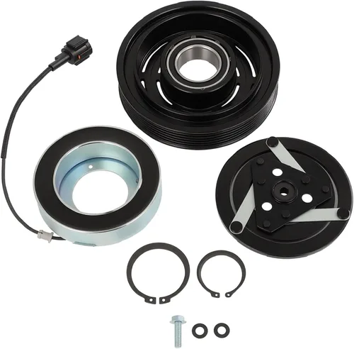 Vista 13 de cciyu Embrague del compresor de aire acondicionado 1993-1997 para Ford E-350 Econoline 7.3L 1993-1997 para Ford E-350 Econoline Club Wagon 7.3L