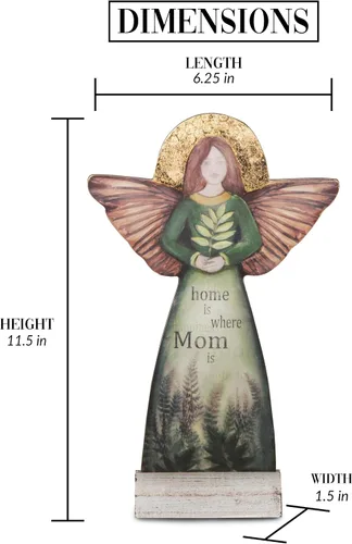 Vista 5 de Pavilion Gift Company 62000 "Mom Angel Figurine, 10-1/2-Inch