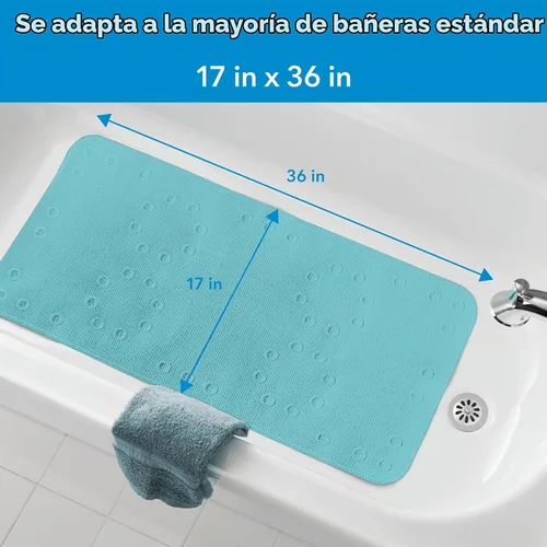 Vista 6 de Duck Brand 393477 Softex Tapete para baño 17 pulgadas x 36 pulgadas, 393478