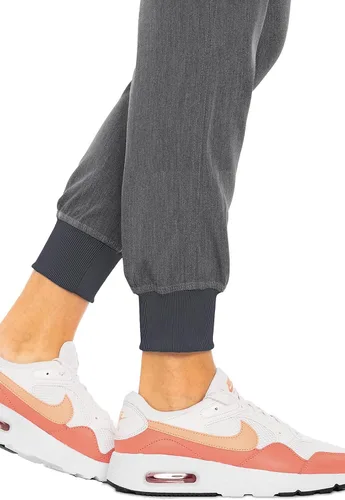 Vista 9 de Med Couture Pantalones de Uniforme Médico (Scrubs) para Mujeres Pantalones Cargo Jogger con 5 Bolsillos, Ligeros, Ultra Suaves, Tela Elástica