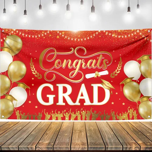 Vista 22 de KatchOn, Cartel de fotos de graduación de felicitaciones – Xtralarge, 72 x 44 pulgadas Cartel de fotos personalizado de graduación Fondo